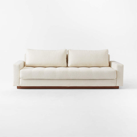 Modern Fabric Uberlyfe Sofa Bed In White