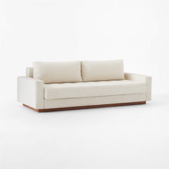 Modern Fabric Uberlyfe Sofa Bed In White