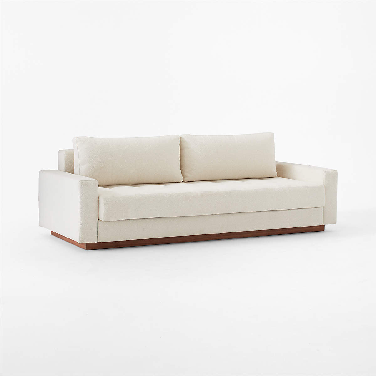 Modern Fabric Uberlyfe Sofa Bed In White