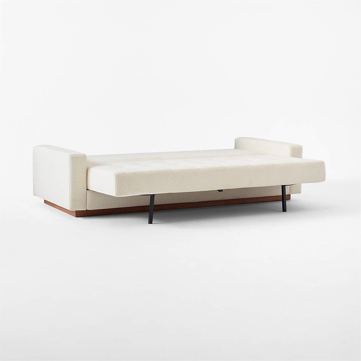 Modern Fabric Uberlyfe Sofa Bed In White