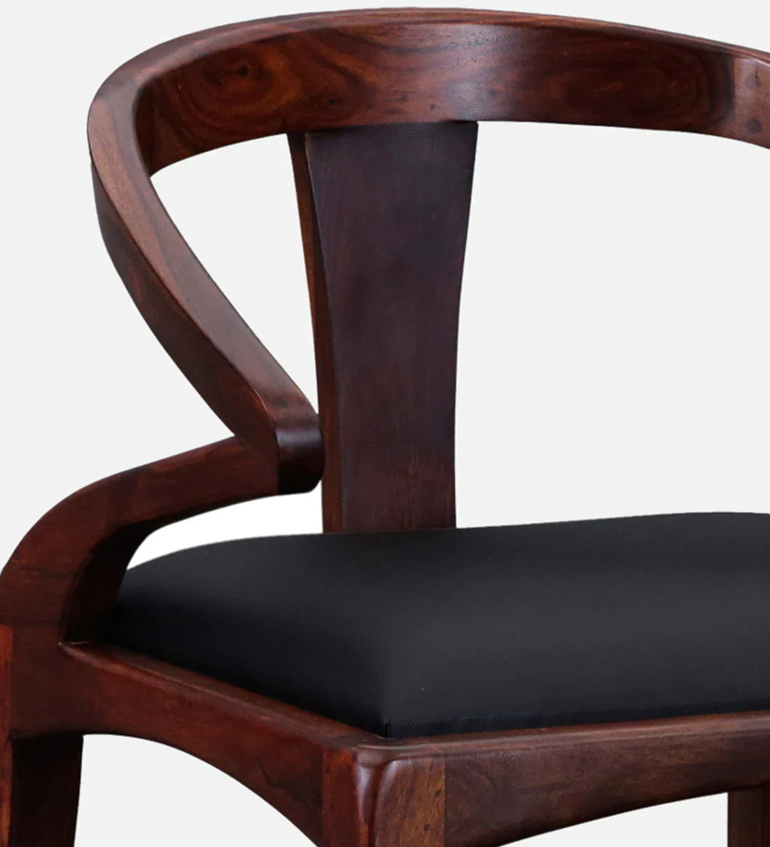 Classic Sheesham Wood Arm Chair In Honey Oak Finish