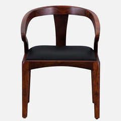 Classic Sheesham Wood Arm Chair In Honey Oak Finish