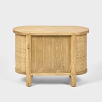 Elara Rattan 2 Drawer Bedside  Table
