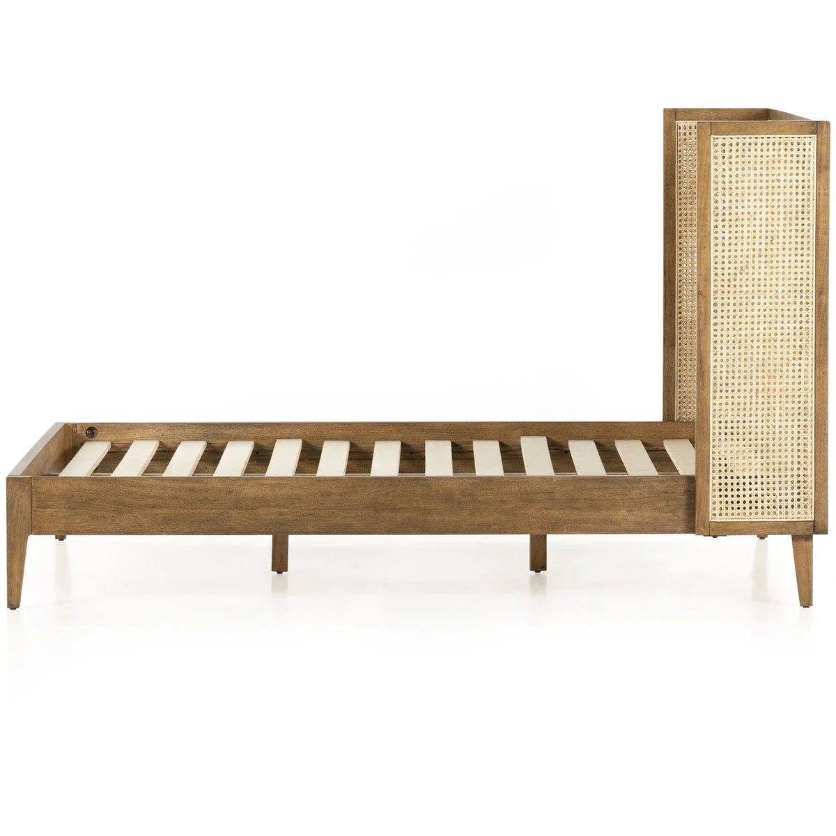 Viola Luxury Solid Wood Rattan Cane Bed - All Sizes