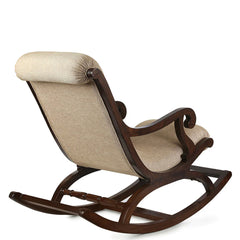 Modern Solid Wood Arm Chair in Walnut Colour