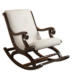 Modern Solid Wood Arm Chair in Walnut Colour