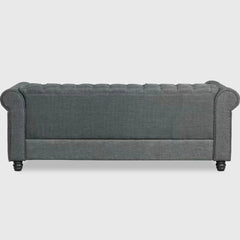 Chesterfield Classy Three Seater Sofa Dark Grey