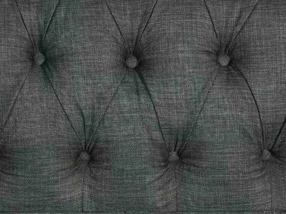 Chesterfield Classy Three Seater Sofa Dark Grey