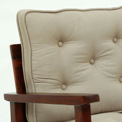 Modern Solid Wood Rocking Chair in Honey Oak Finish