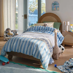 Rattan Kids Bed In Natural Finish
