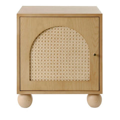 Rattan Kids Bedside Table In Natural Finish