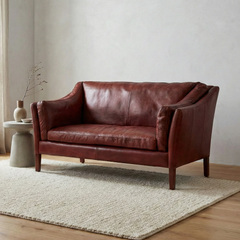 Zurich Grand Lounge 2 Seater Leather Sofa
