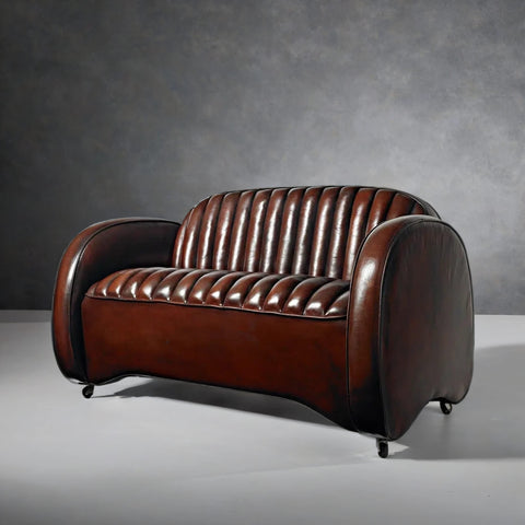 Brio Leather 2-Seater Sofa