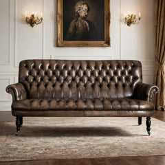 Alton Vintage Leather 3- Seater Sofa