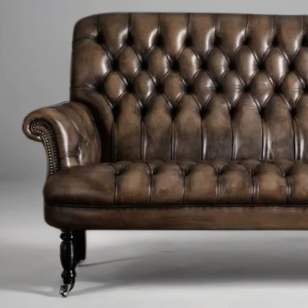 Alton Vintage Leather 3- Seater Sofa