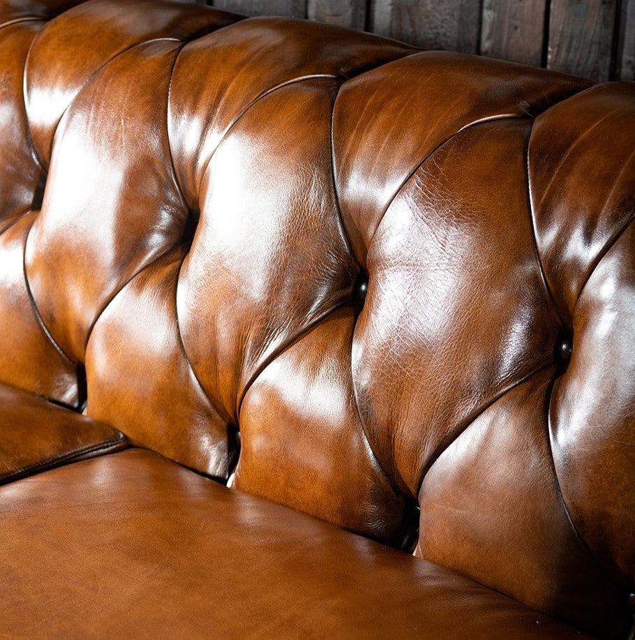 Seville Leather Chesterfield Sofa