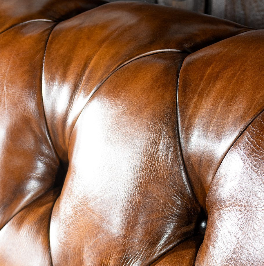 Seville Leather Chesterfield Sofa