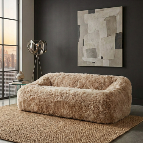 Innsbruck Soft Cloudy Lounge Bouclé 2 Seater Sofa