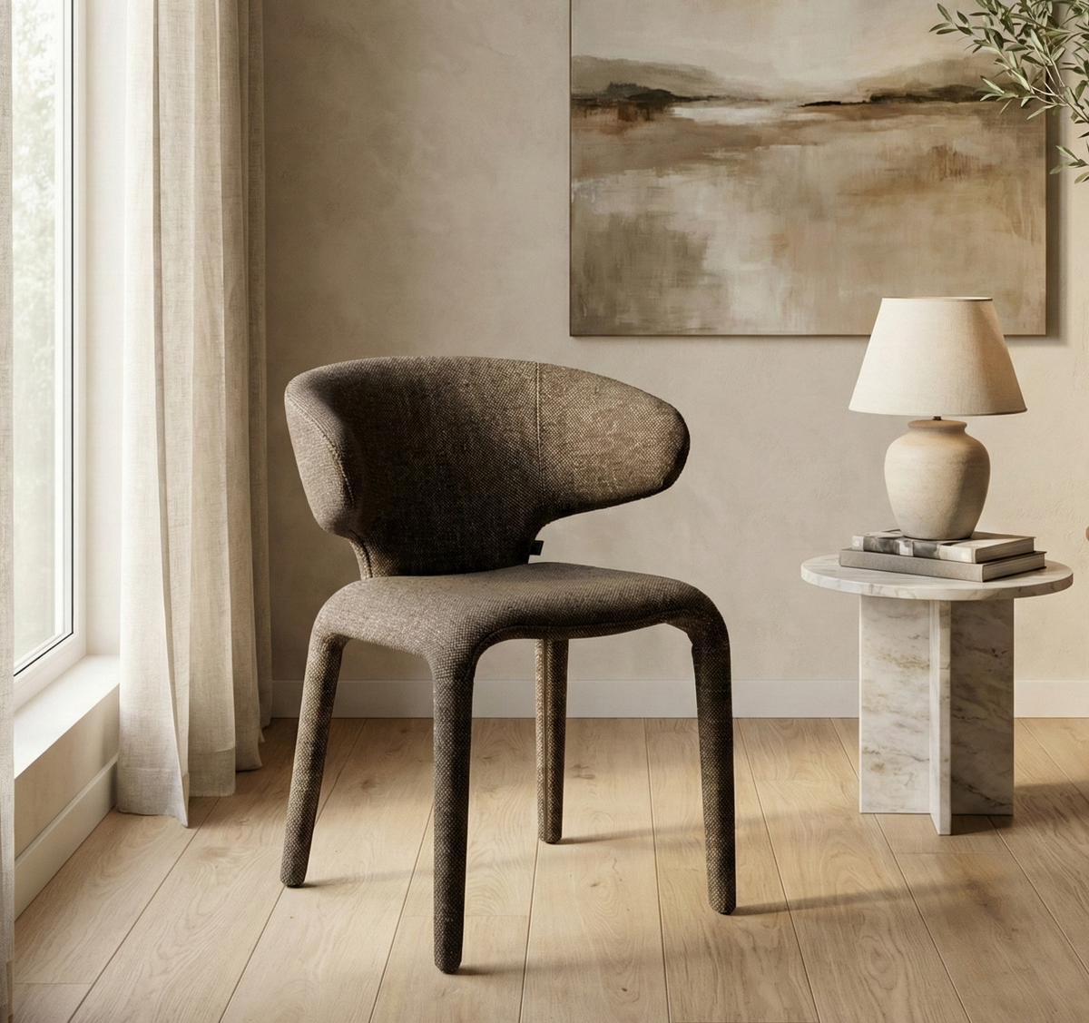 Warsaw Comfort Fabric Dining Chair