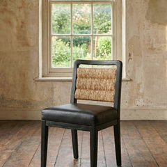 Kyoto Zen Leather Dining Chair