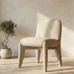 Chicago Modern Fabric Dining Chair