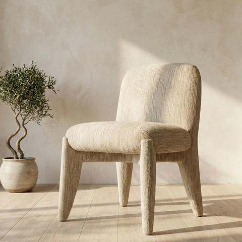 Chicago Modern Fabric Dining Chair