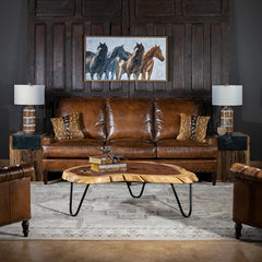 Porto Leather Sofa