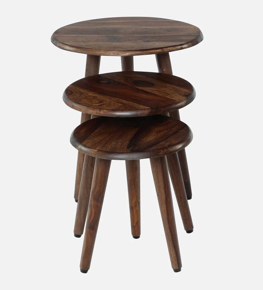 Sheesham Wood Side Table Set of 3