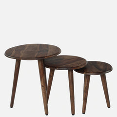 Sheesham Wood Side Table Set of 3