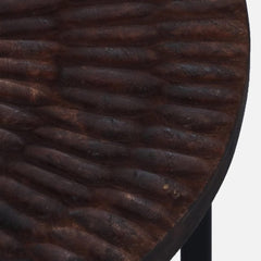 End Tables for Living Room Set of 2 - Walnut Finish