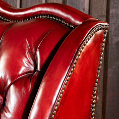Oslo Red Leather Sofa