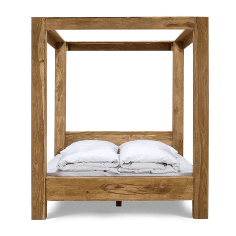 Classic Sheesham Wood Poster Bed