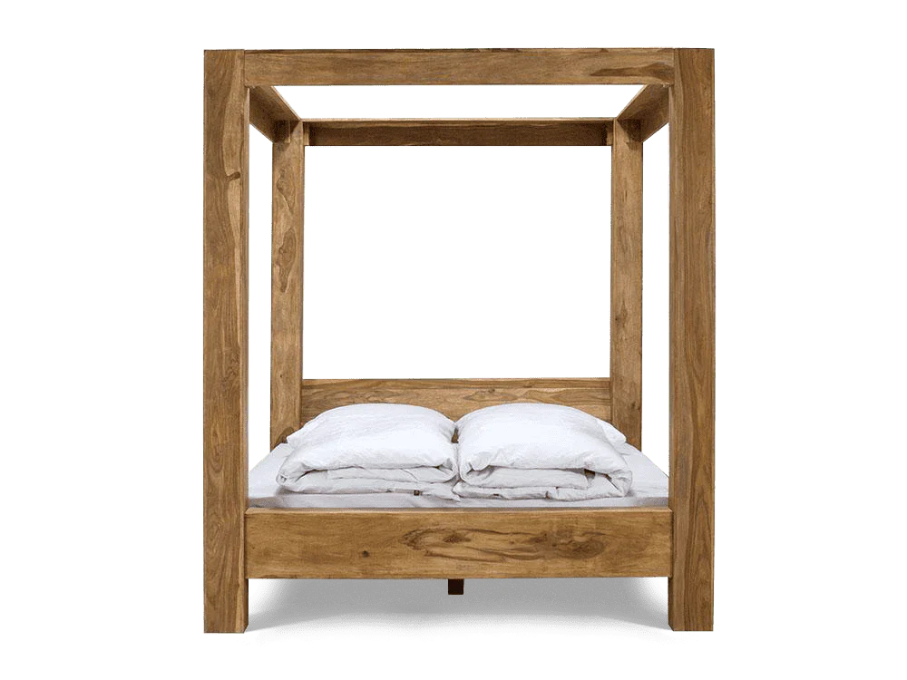 Classic Sheesham Wood Poster Bed