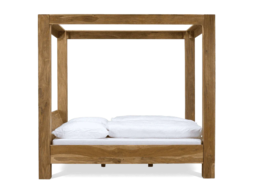 Classic Sheesham Wood Poster Bed