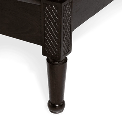 Imperial Solid Wood Poster Bed In Walnut Finish