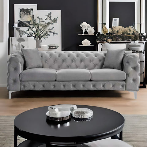 Three Seater : Grey Sofa for Contemporary Interiors