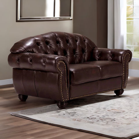 Luxurious Comfort: 2 Seater Leather Sofa for Intimate Spaces
