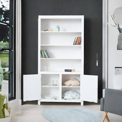 Modern  Mango Wood Honey Bookcase