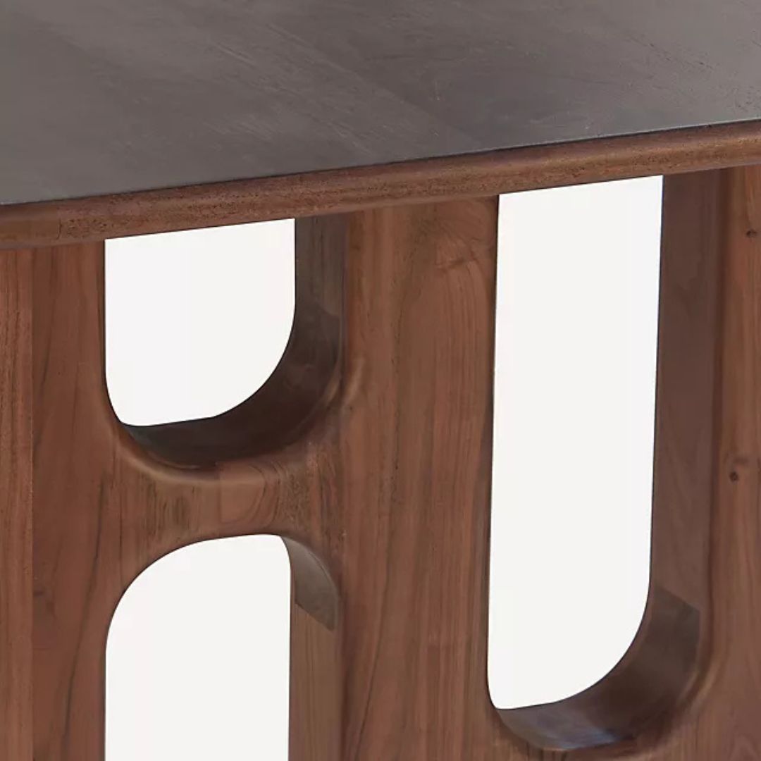 Ambre Acacia Wood 8 Seater Dining Table