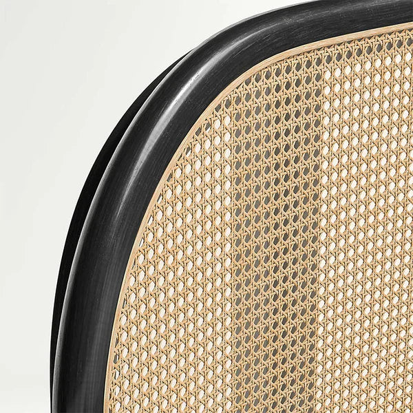 Berlin Solid Acacia Wood Curve Rattan Bed – All Sizes