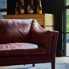 Zurich Grand Lounge 2 Seater Leather Sofa