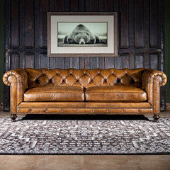 Classic Comfort - Chesterfield Leather Sofa