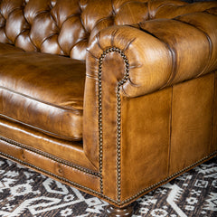 Classic Comfort - Chesterfield Leather Sofa