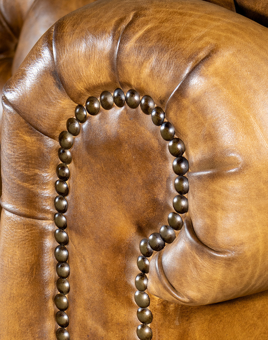 Classic Comfort - Chesterfield Leather Sofa