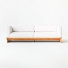 Modern White Fabric Sofa