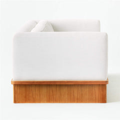 Modern White Fabric Sofa