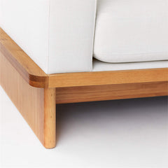 Modern White Fabric Sofa