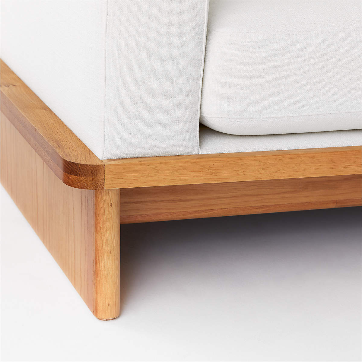 Modern White Fabric Sofa