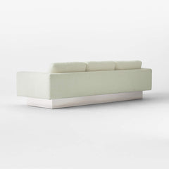 Milano Designer Cream Boucle Fabric -3 Seater Sofa
