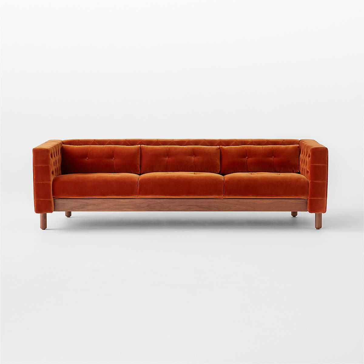 Modern Tufted Velvet Sofa